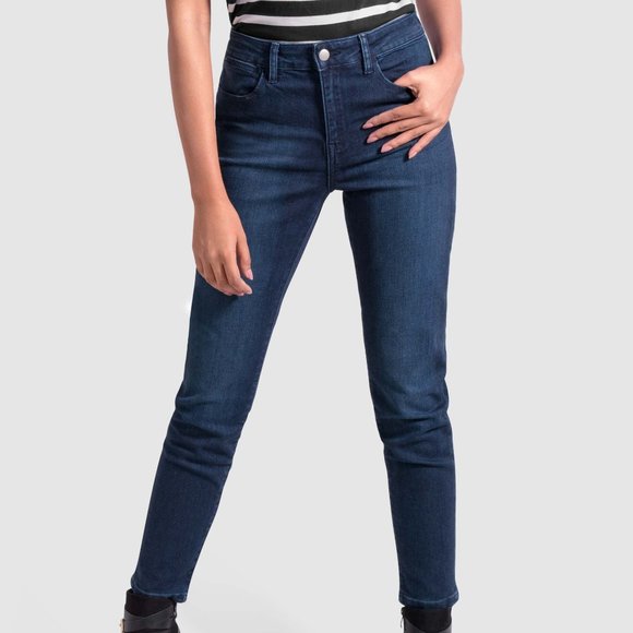 OLGYN Denim - OLGYN Women Stretch DarkBlue Denim Pant Skinny Fit